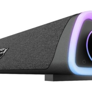 Barra De Sonido Trust Gxt 620 Axon Rgb 12w Laptop Pc Celular Gris Oscuro
