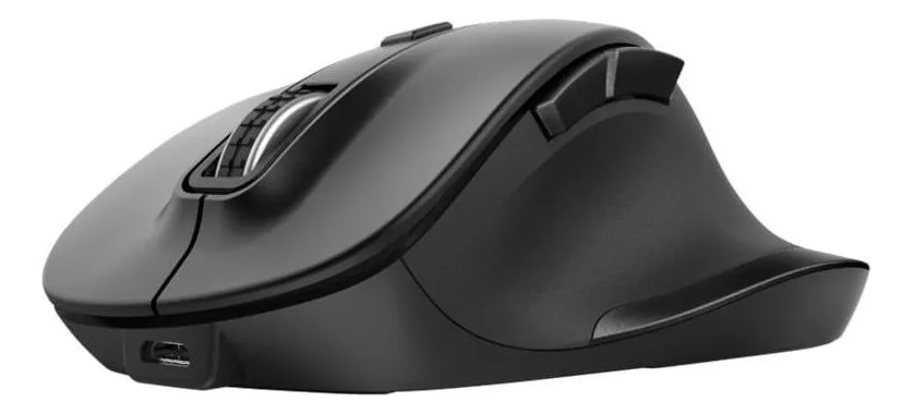 Mouse Bluetooth Trust Fyda Ergonomico Batería Recarga Negro