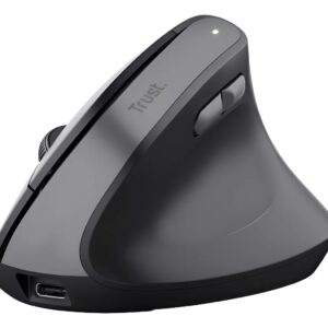 Mouse Ergonomico Inalambrico Recargable Trust Bayo Ii Negro