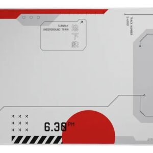 Pad Mouse Gamer Xxl 900x400x3mm Trust Gxt759 Blanco Blanco Overwatch