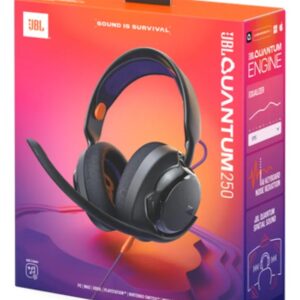 Diadema Con Mic Jbl Quantum 250 Gaming Black Negro Negro