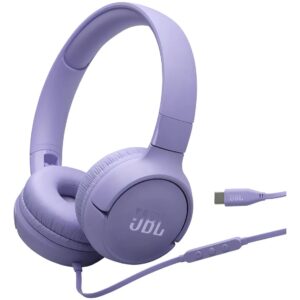 Diadema Jbl Tune 520c Cableado Usb C Color Violeta Violeta