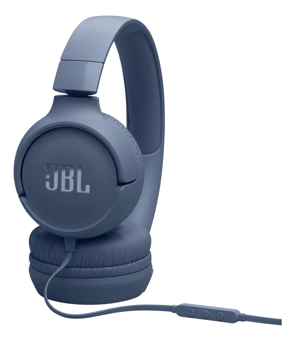 Audifono Diadema Jbl Tune 520c Cableado Usb C Azul - Imagen 3