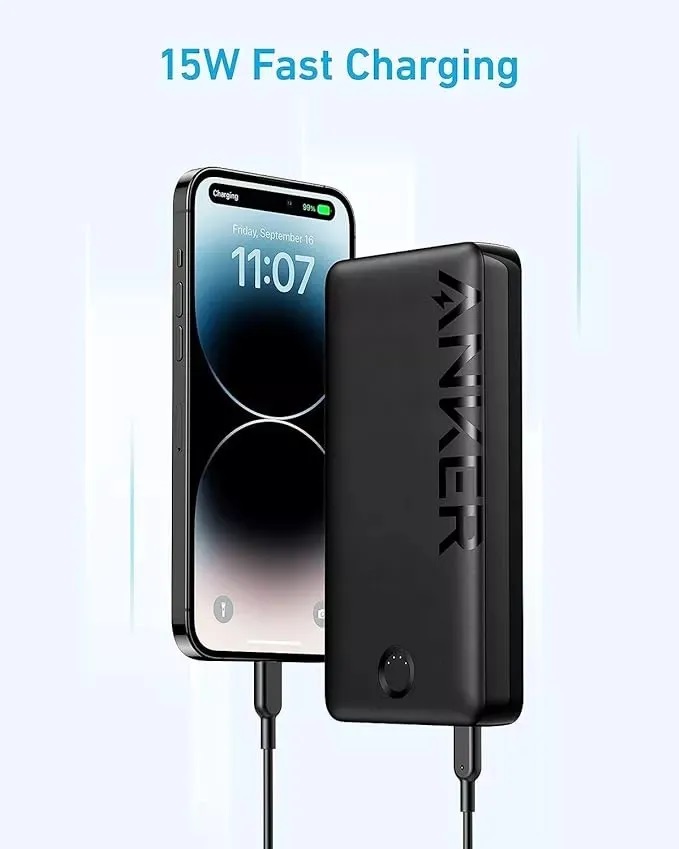 Power Bank Anker Powercore 326 20.000mah 15w 2 Puertos Negro - Imagen 4