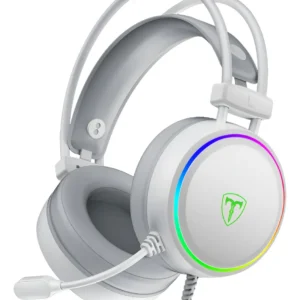 Diadema Con Microfono Gamer T-dagger Sona Usb 7.1 Rgb Blanco