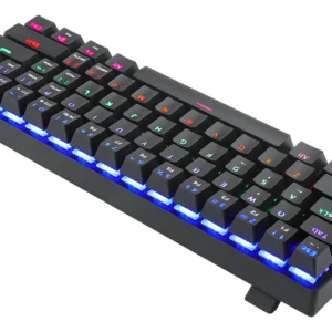 Teclado Mecánico Gamer T-dagger Arena Lite T-tgk321 Rainbow Negro Español Latinoamérica
