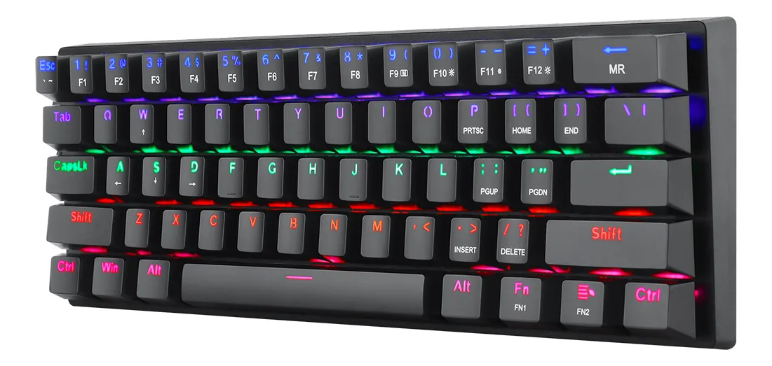 Teclado Mecánico Gamer T-dagger Arena Lite T-tgk321 Rainbow Negro Español Latinoamérica - Imagen 2