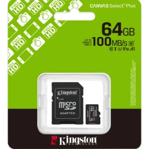 Tarjeta De Memoria Micro Sd Kingston Canvas Select Plus 64gb