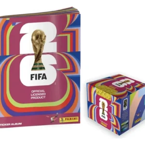 Caja Panini Fifa World Cup 2026 + Album Pasta Blanda-PREVENTA