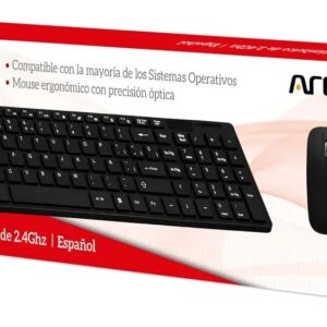 Combo Teclado Y Mouse Argom Tech Español Inalámbrico Kb-7436