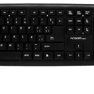 Combo Teclado Y Mouse Usb Argomespañol Arg-kb-7418