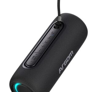 Parlante Bluetooth Led Resist Ipx5 Argom Radyon X32 Negro