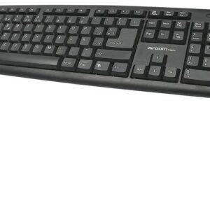 Teclado Argom Tech Clásico En Español Usb Arg-kb-7414 Color del teclado Negro Idioma Negro