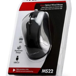 Ratón Argom Tech Óptico Maxi Usb 800 Dpi Arg-ms-0022 Color Negro