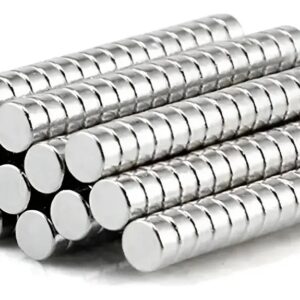 Kit De 50 Imanes Redondos De Neodimio De 4x2 Mm Strong N35