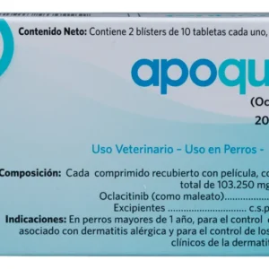 Apoquel Contra La Picazón De 3.6 Mg Para Perros