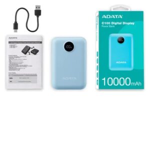 Bateria Portatil Adata Power Bank C100 10000mah Azul Celeste